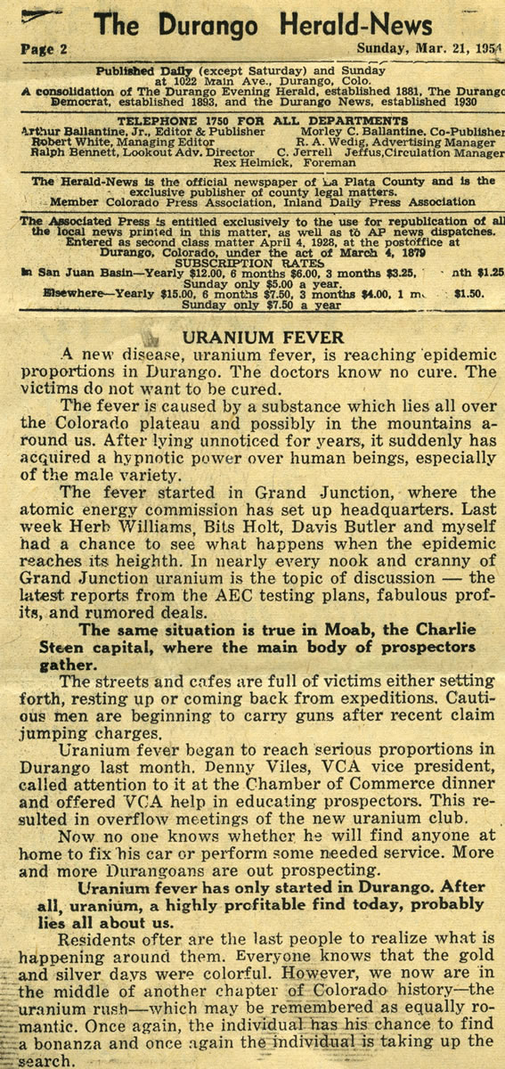 Uranium Fever