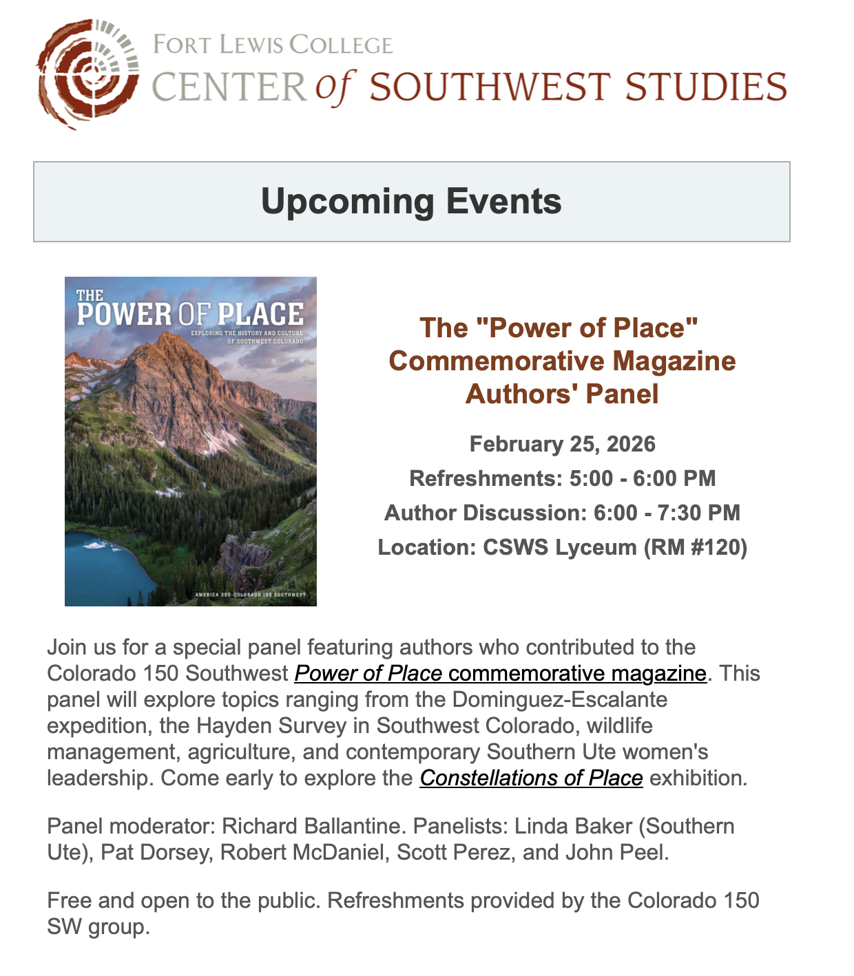 February 23, 2026 Newsletter